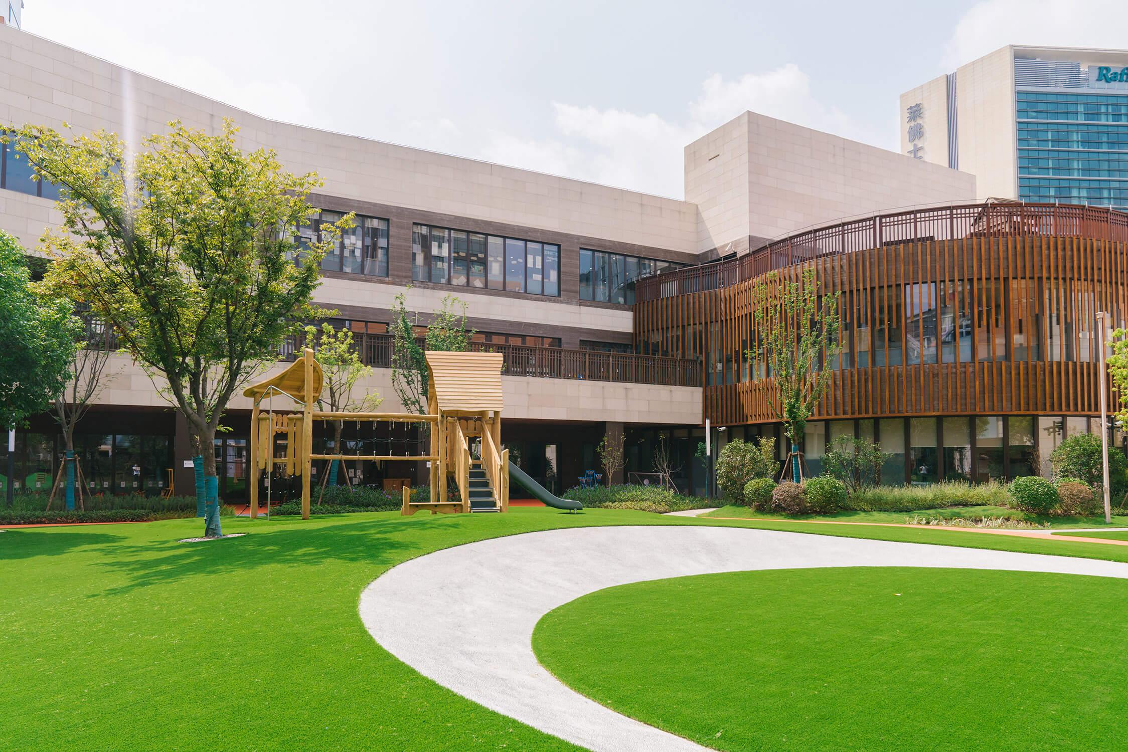 The campus of Hiba Academy Shanghai (Nursery), an international school under the Wellington College Education network of academies, comprising top educational institutions and boarding schools in the UK and internationally