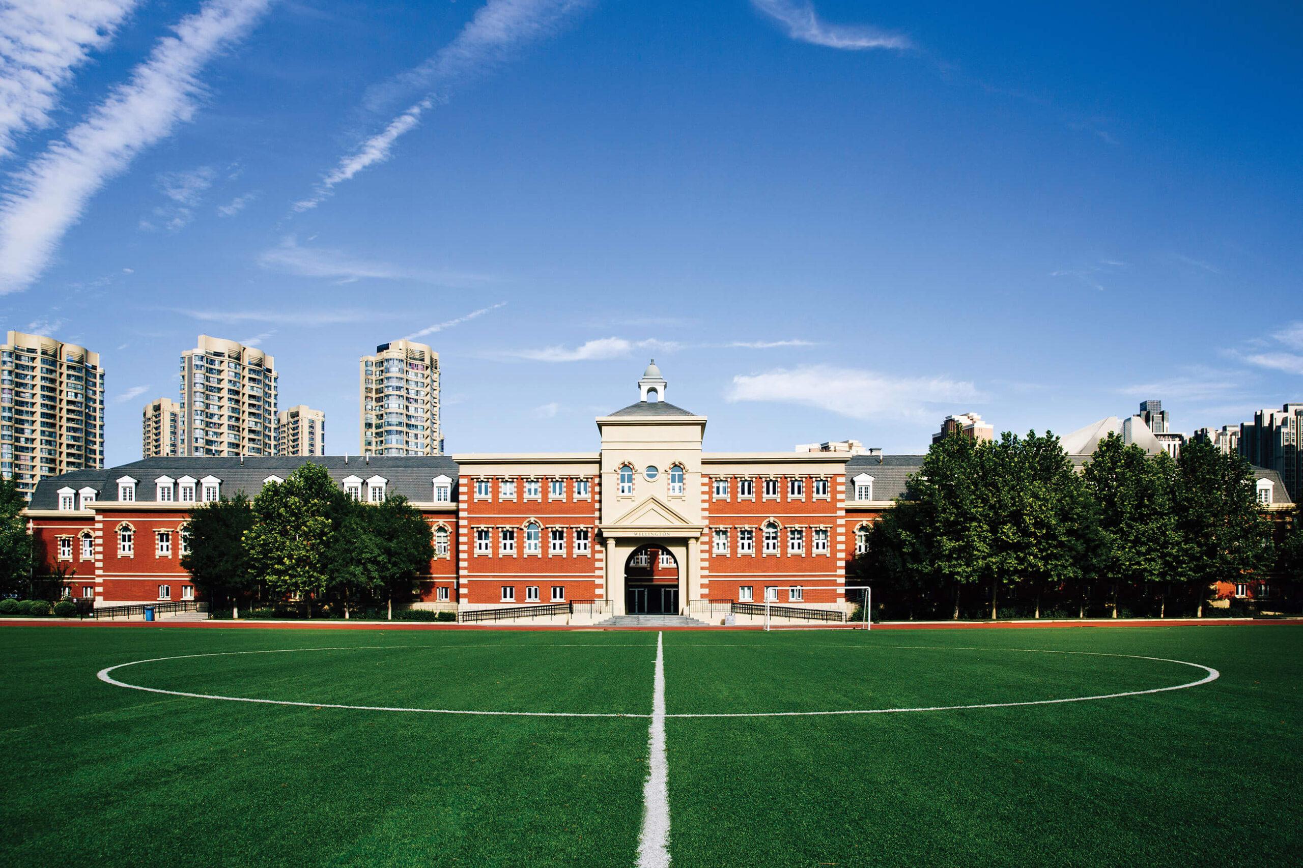 The campus of Wellington College International Tianjin, an academy under the Wellington College Education Network of schools, comprising top educational institutions and boarding schools in the UK and internationally