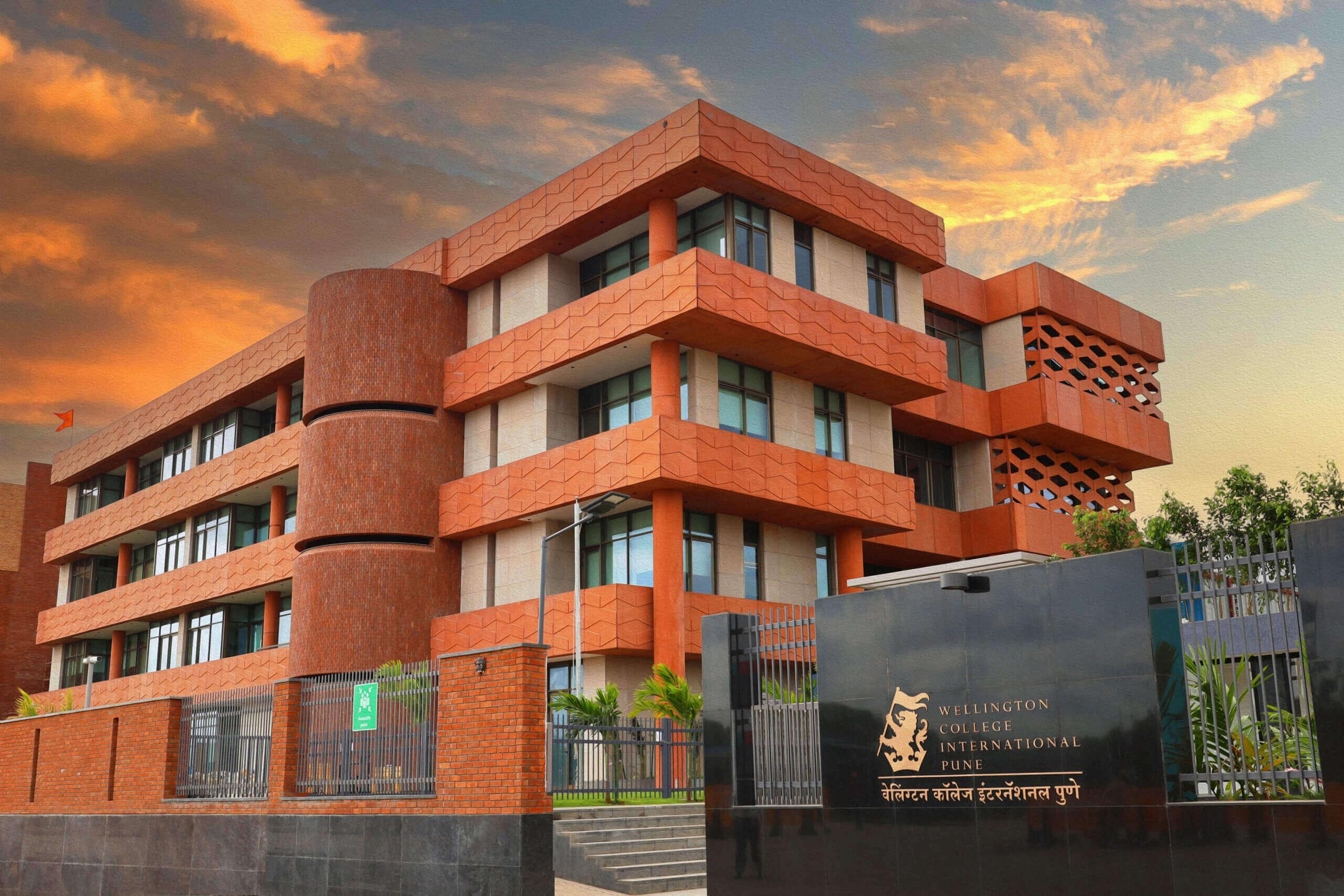 The campus of Wellington College International Pune, an academy under the Wellington College Education Network of schools, comprising top educational institutions and boarding schools in the UK and internationally